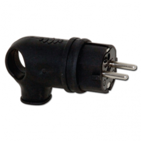 TP electric vidlice gumová úhlová IP44/230V/16A