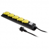 ELEKTRIUM prodlužovací kabel s vypínačem PS-570WS/44/1,5/3 E černá