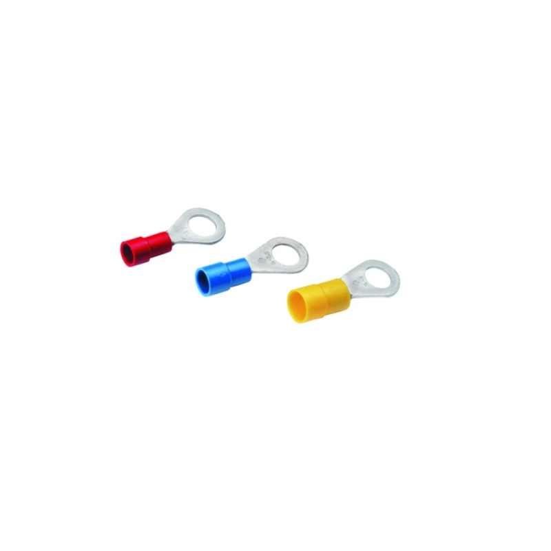 Kabelové oko iz. 0,5-1,0mm, M4 KLAUKE, červené