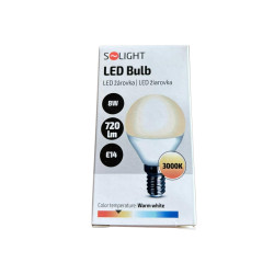 LED žárovka 8W E14 3000K...