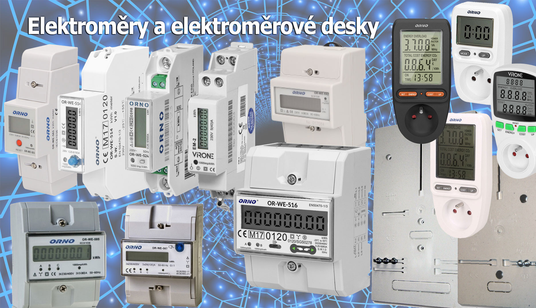 Elektroměry a elektroměrové desky